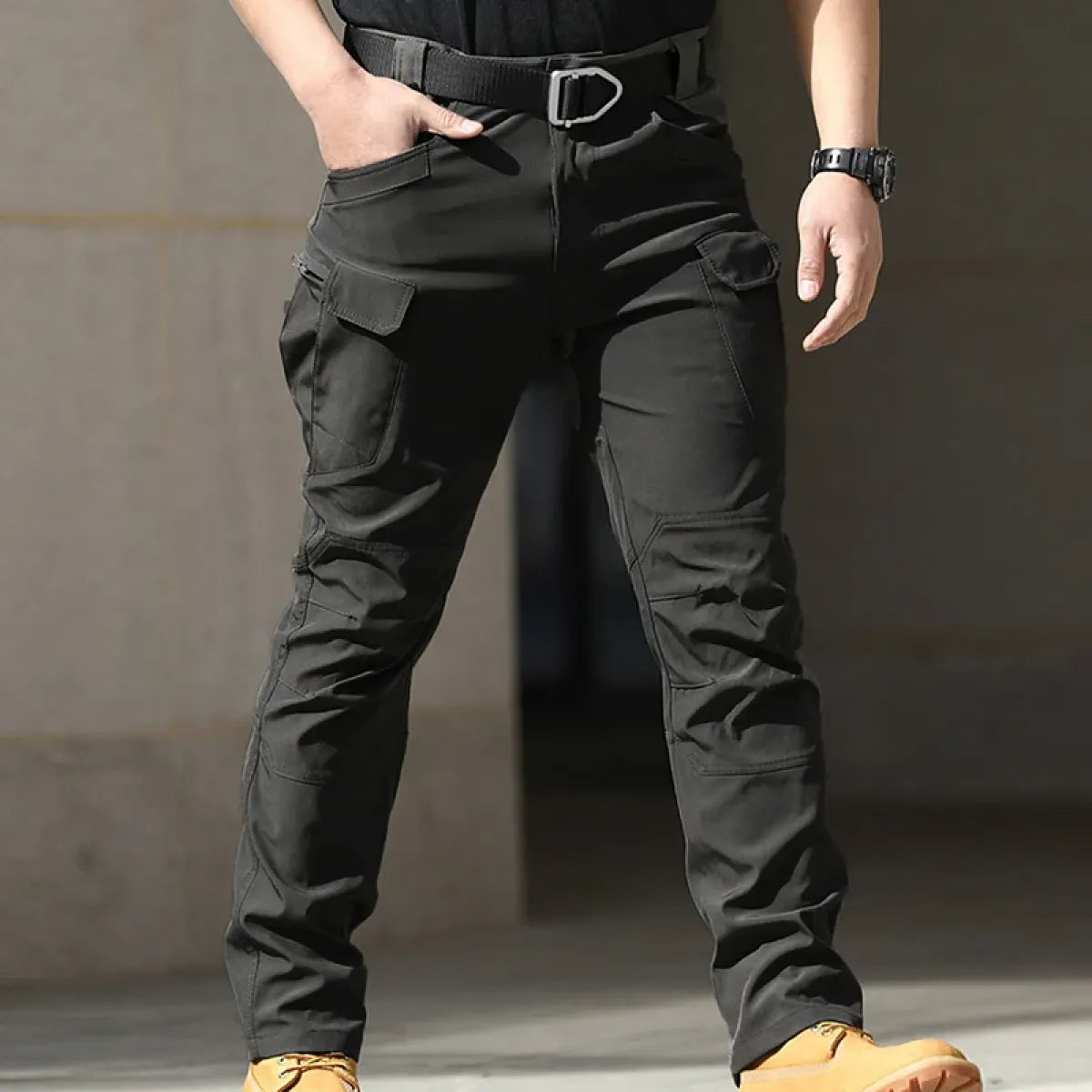 Men's Cargo Pants – Waterproof, Multi-Pocket Casual Trousers